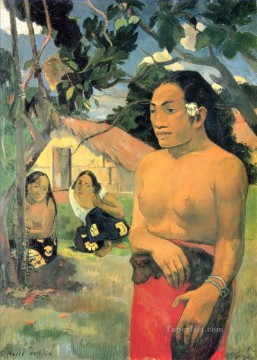 ¿A dónde vas? Yo Paul Gauguin. Pinturas al óleo